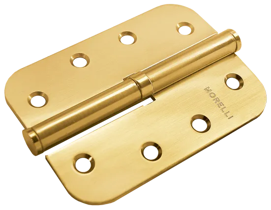 Петля карточная разъемная MSND-C 100X70X2.5 SG L с подшипником стальная левая, врезная, цвет матовое золото фото купить Минск