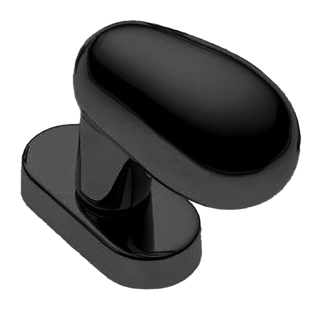 Ручка оконная UOVO W1 NERO, цвет - черный фото купить Минск