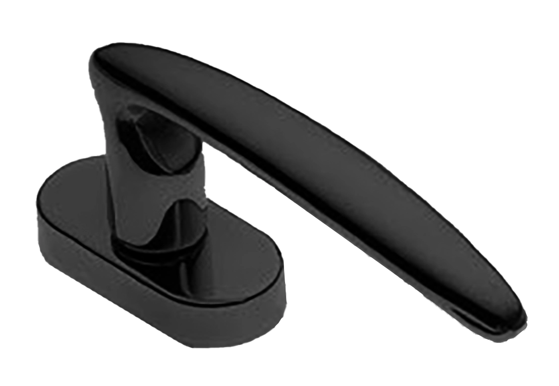Ручка оконная FLAMINGO W1 NERO, цвет - черный фото купить Минск