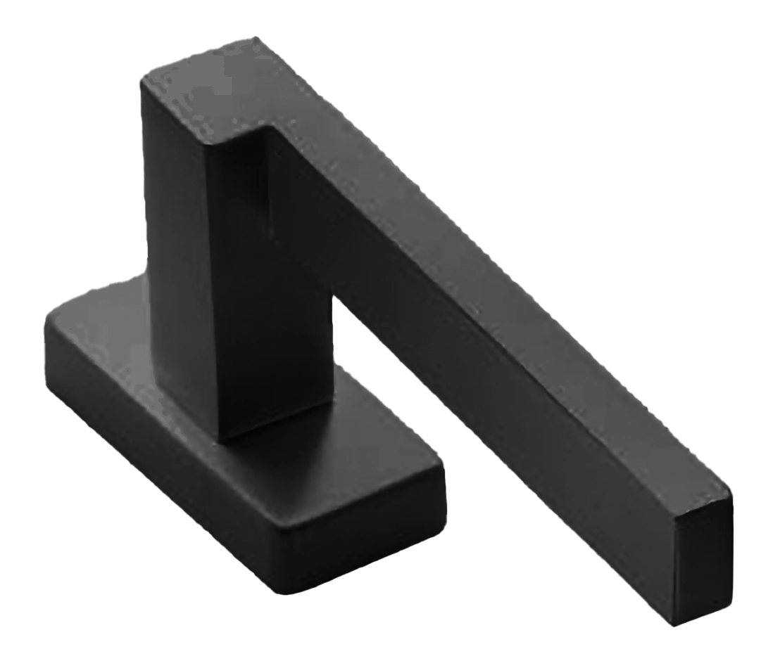 Ручка оконная STONE W1 NERO, цвет - черный фото купить в Минске