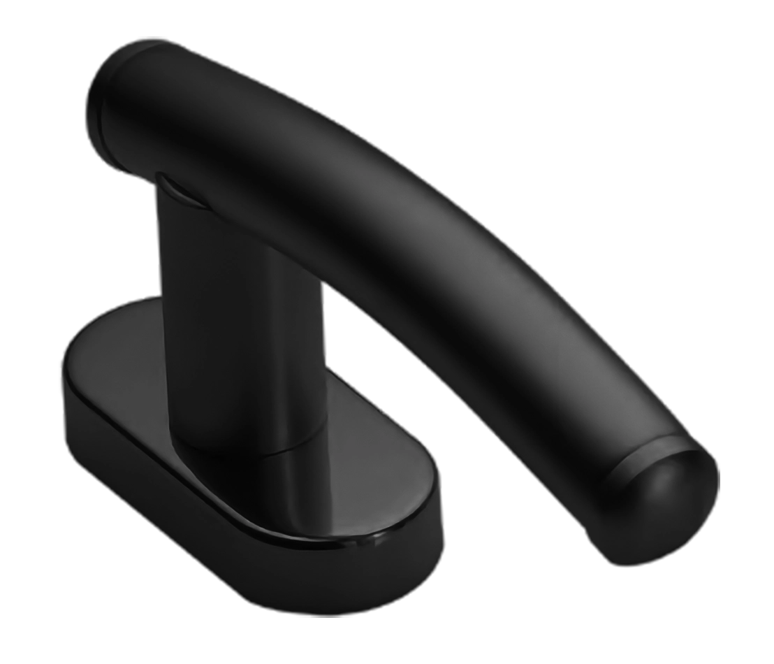 Ручка оконная LUNA W1 NERO, цвет - черный фото купить Минск