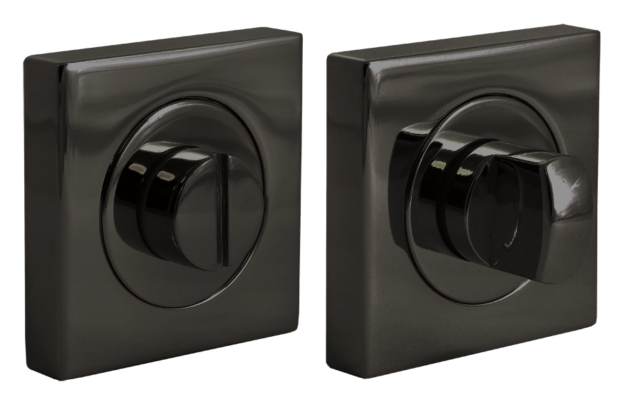 LUX-WC-S2 NIN, завертка сантехническая на квадратной розетке, цвет - черный никель фото купить Минск