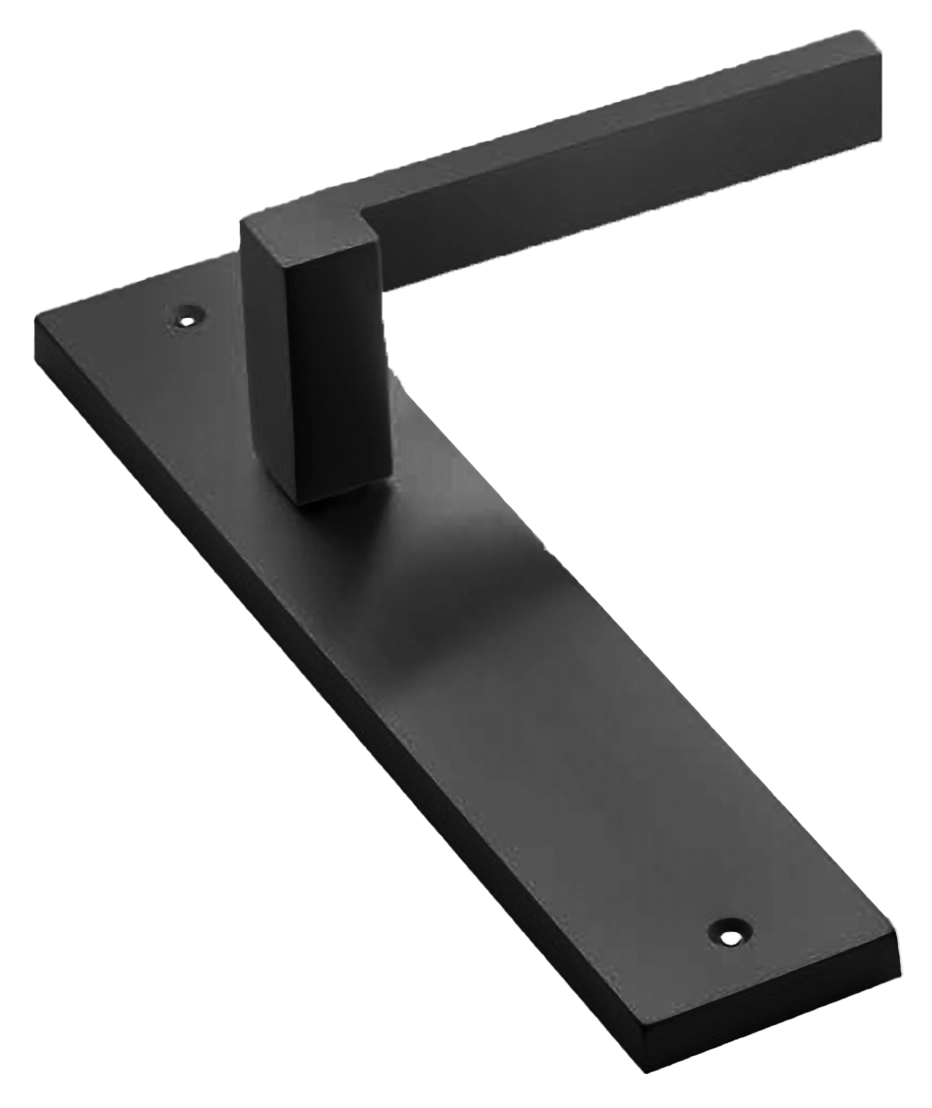 STONE PL NERO, ручка на планке, цвет - черный фото купить в Минске