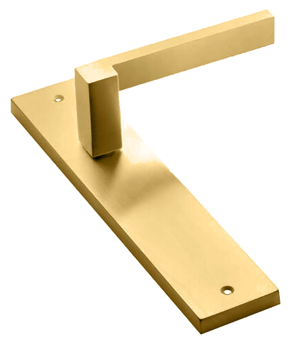 STONE PL OSA, ручка на планке, цвет - матовое золото фото купить в Минске