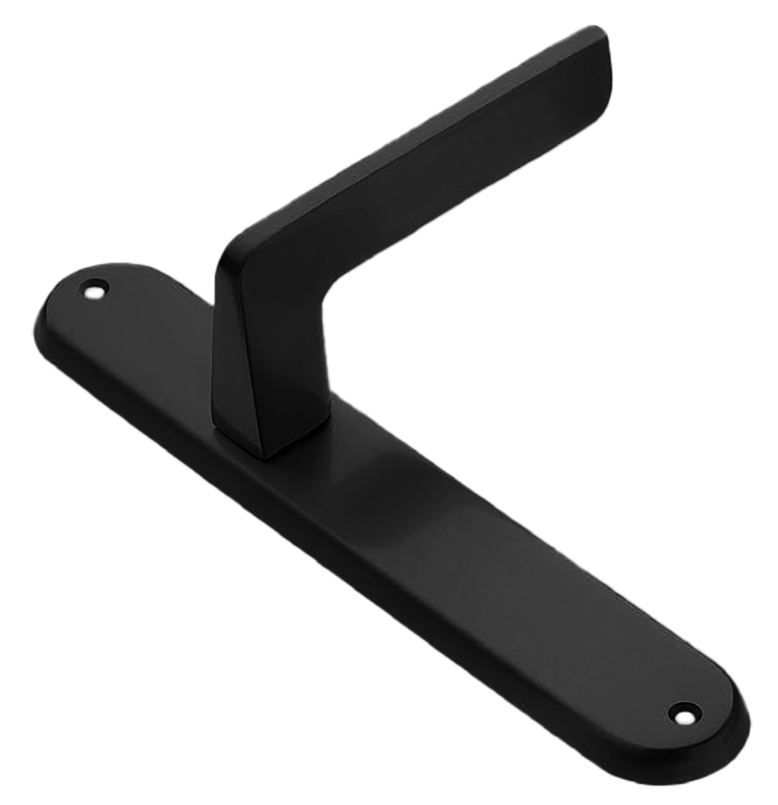 ROCK PL NERO, ручка на планке, цвет - черный фото купить в Минске