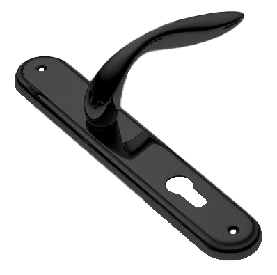 LEON PL NERO, ручка на планке, цвет - черный фото купить в Минске