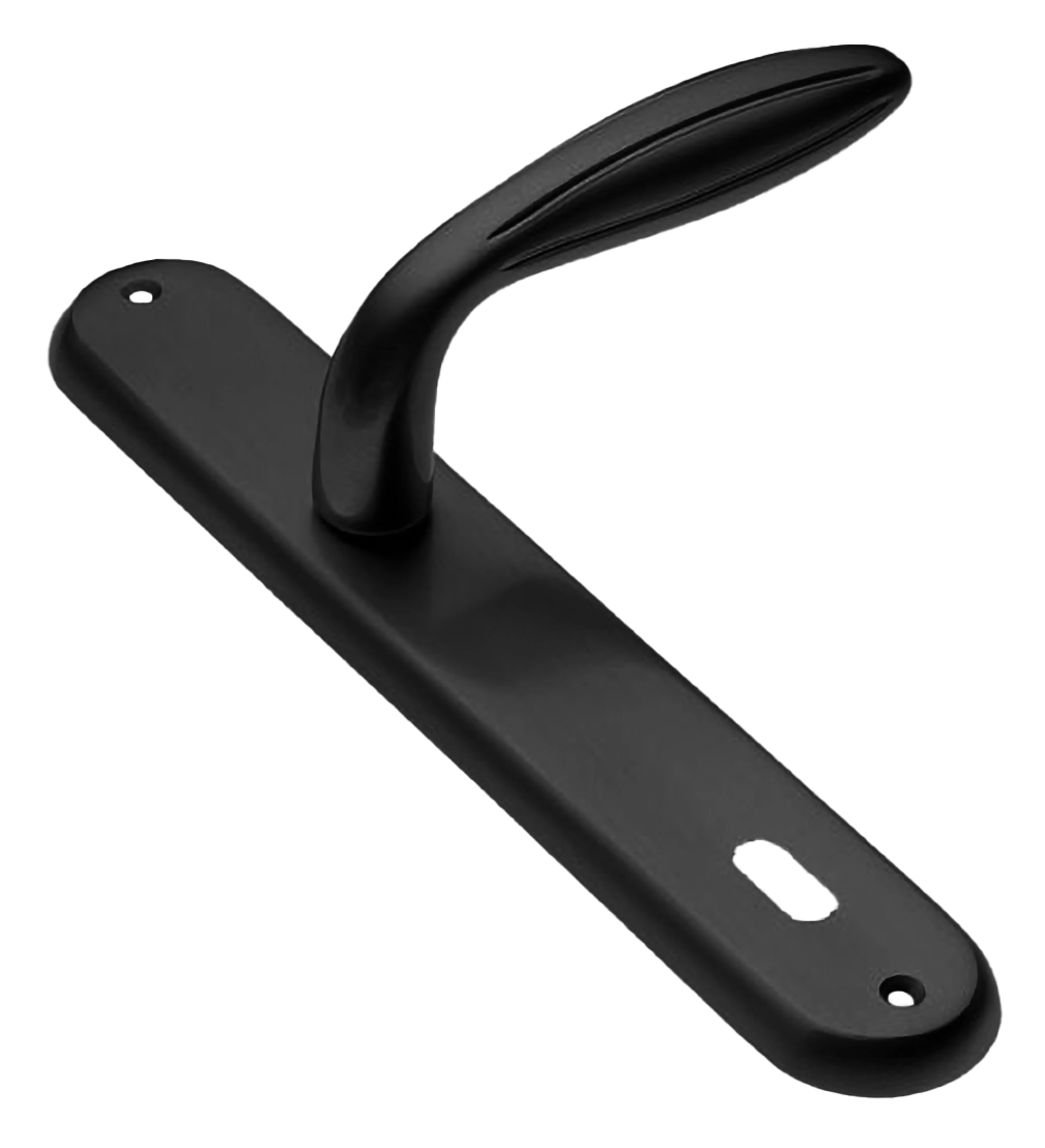 BUD PL NERO, ручка на планке, цвет - черный фото купить в Минске