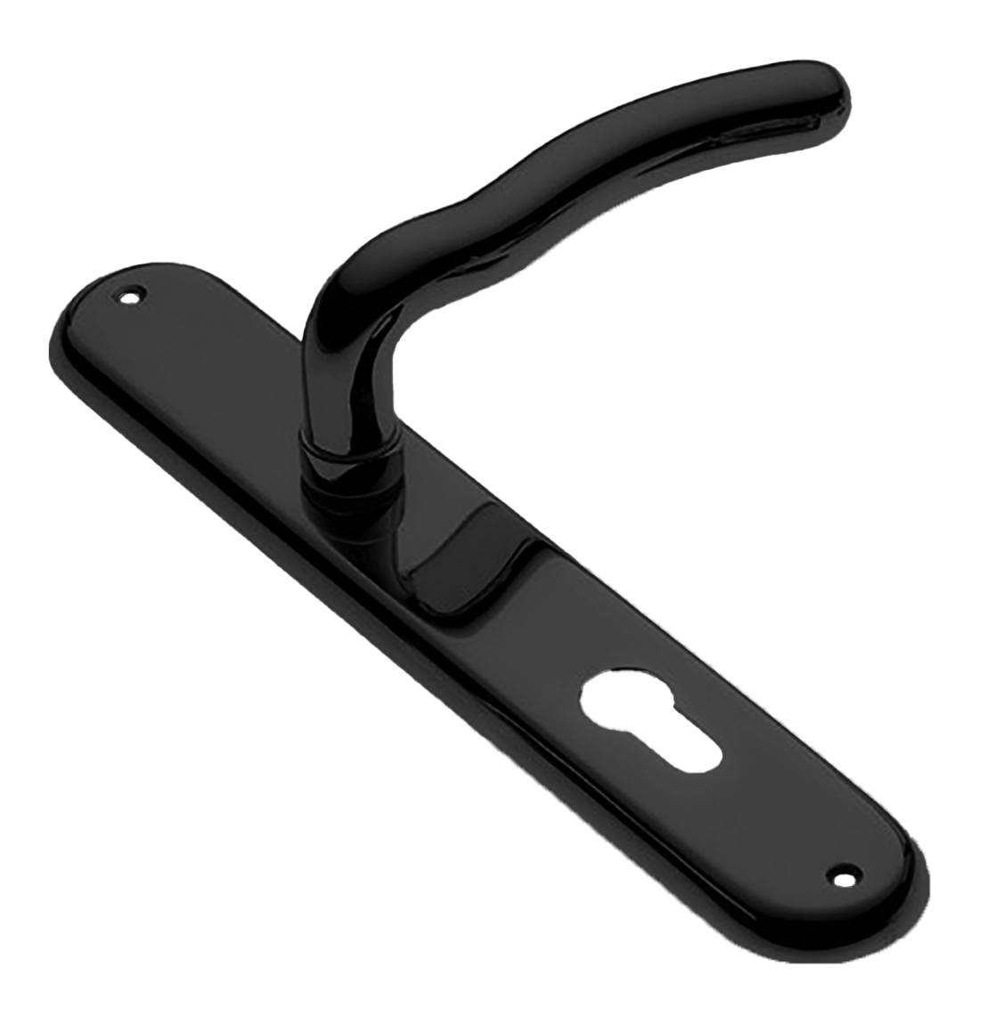 SNAKE PL NERO, ручка на планке, цвет - черный фото купить в Минске