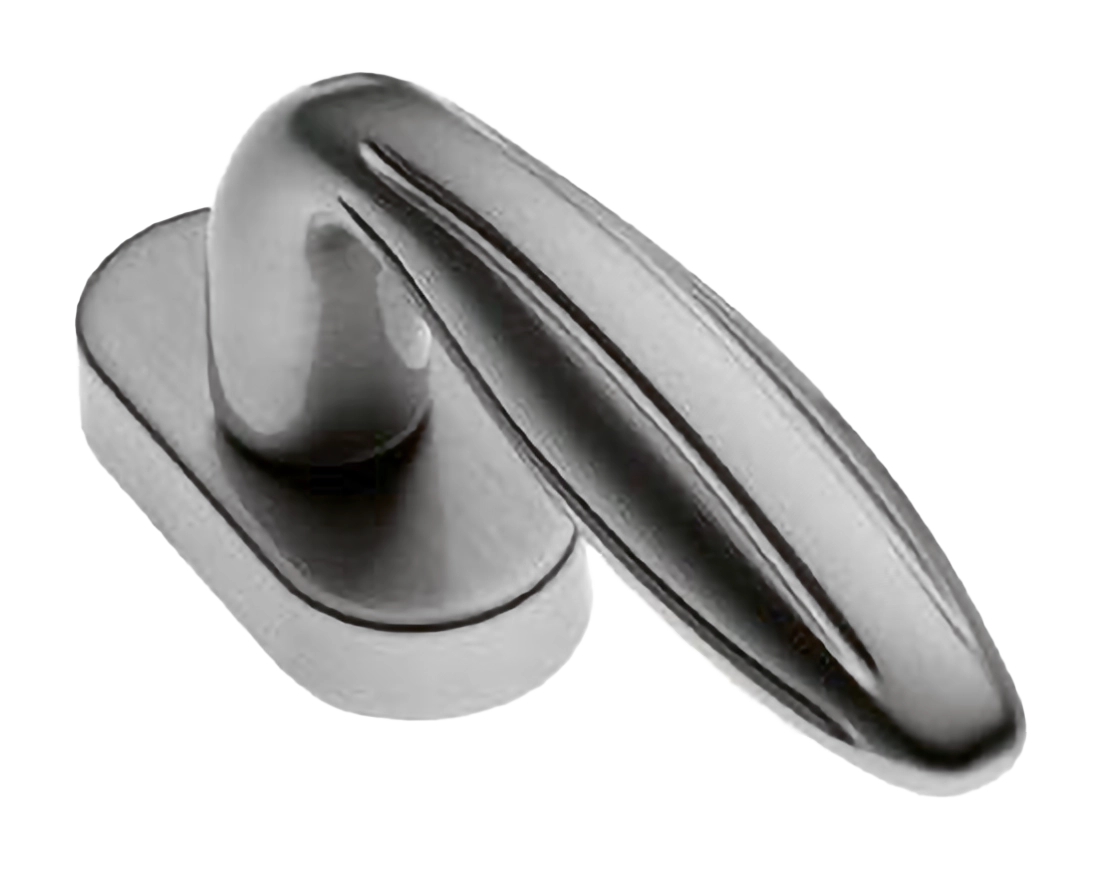 Ручка оконная BUD W1 CSA, цвет - матовый хром фото купить в Минске