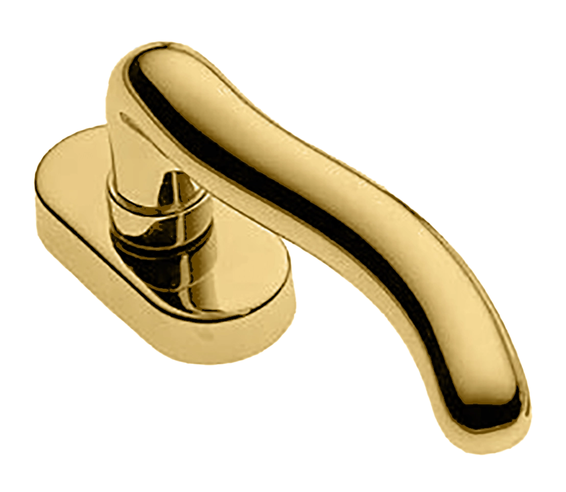 Ручка оконная SNAKE W1 OTL, цвет - золото фото купить в Минске