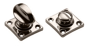 LUX-WC-RIVA NIK, завертка сантехническая на квадратной розетке для ручки RIVA, цвет - никель фото купить в Минске