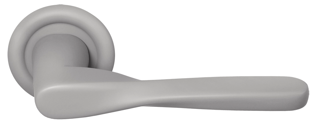 Ручка дверная THE OLYMPICS R7 SMI на круглой розетке, цвет Весенняя дымка/Spring Mist фото купить Минск