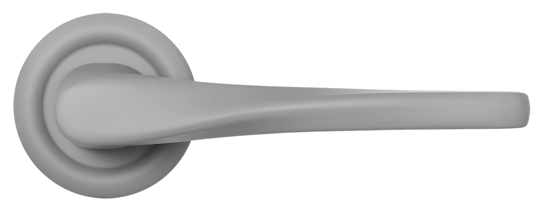 Ручка дверная THE OLYMPICS R7 SMI на круглой розетке, цвет Весенняя дымка/Spring Mist фото купить в Минске