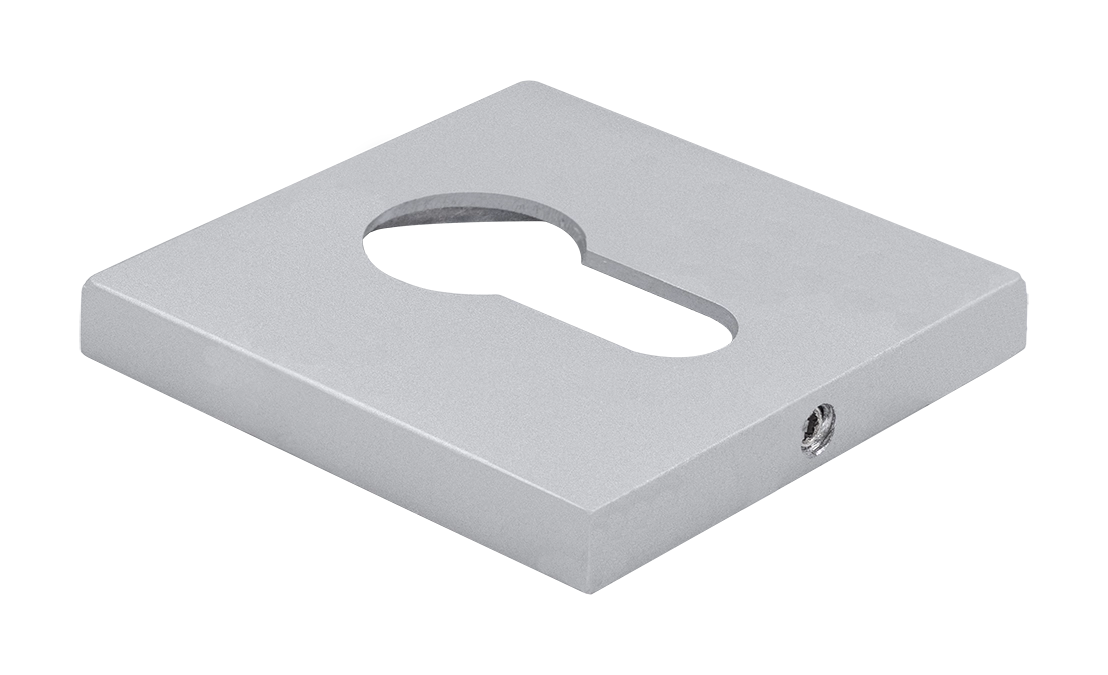 Накладка на замок MH-KH-S6 ASC под евроцилиндр, цвет анодированный матовый хром фото купить Минск