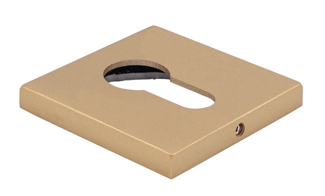 Накладка на замок MH-KH-S6 FTG под евроцилиндр, цвет матовое итальянское золото фото купить Минск