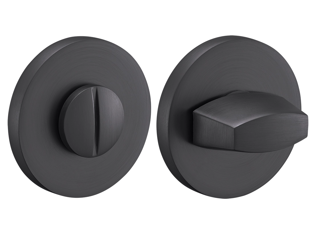 Завертка сантехническая MH-WC-R6 GR на круглой розетке, цвет графит, ЦАМ фото купить Минск