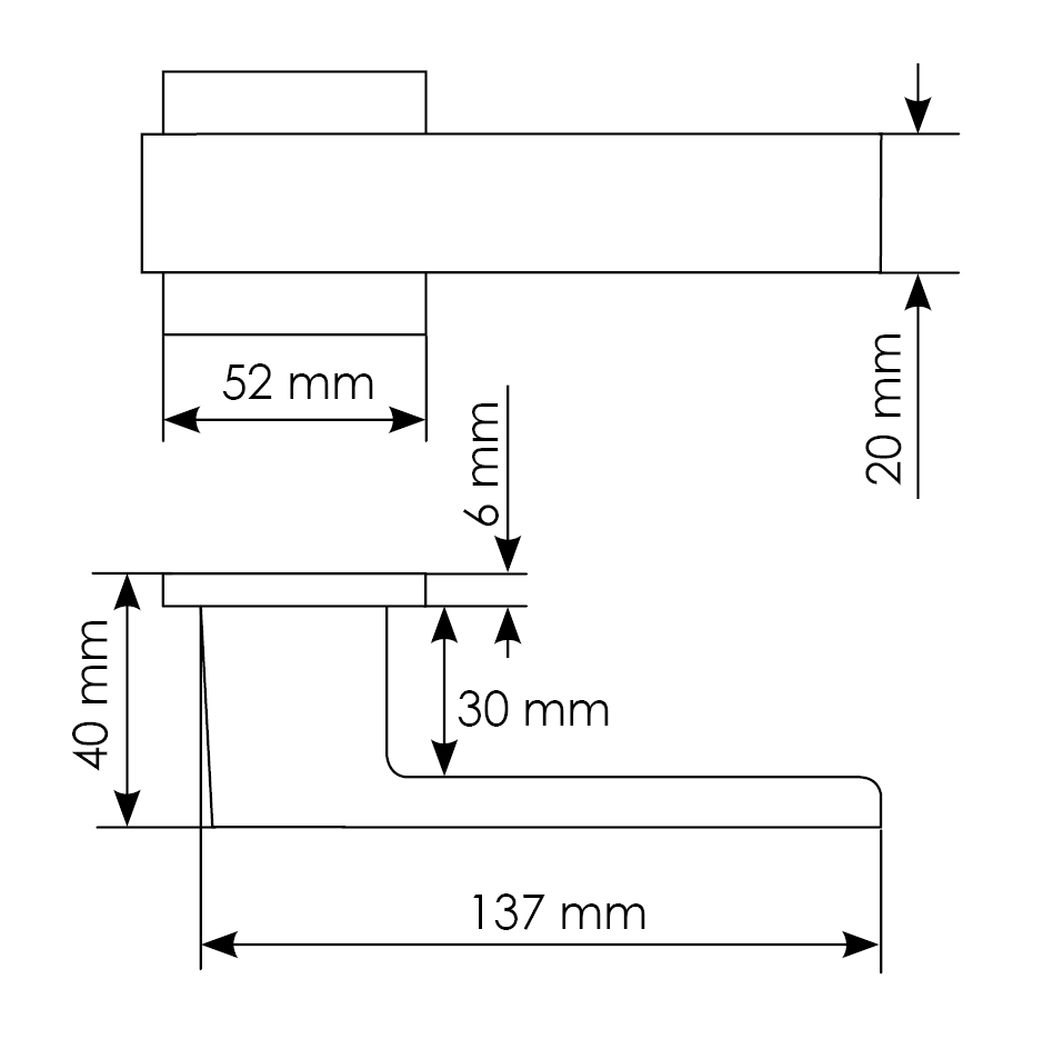 Комплект дверных ручек MH-56-S6 BL + защёлка бесшумная M1895 BL + петли врезные универсальные MSN 100X70X2.5-4BB BL (2шт), цвет черный фото купить в Минске