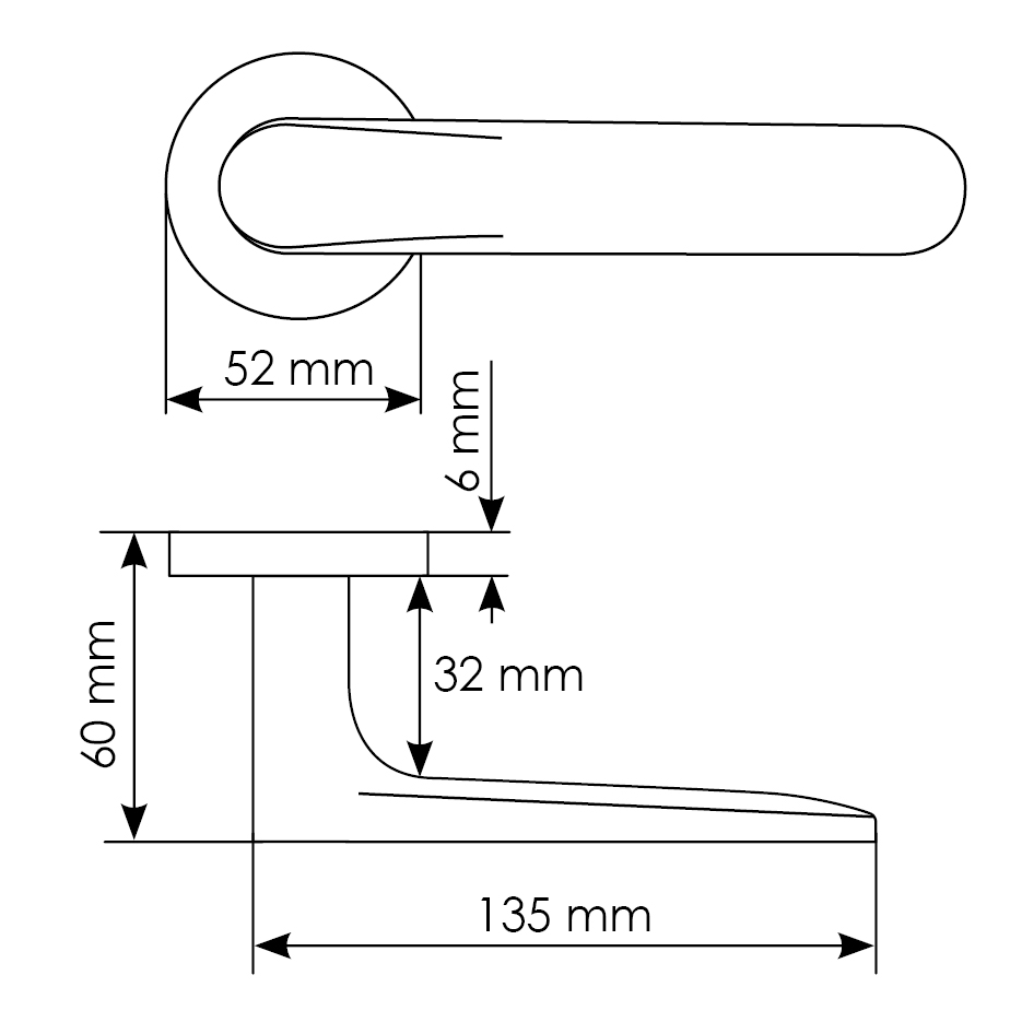 Комплект дверных ручек MH-59-R6 BL + защёлка бесшумная M1895 BL + петли врезные универсальные MSN 100X70X2.5-4BB BL (2шт), цвет черный фото купить в Минске