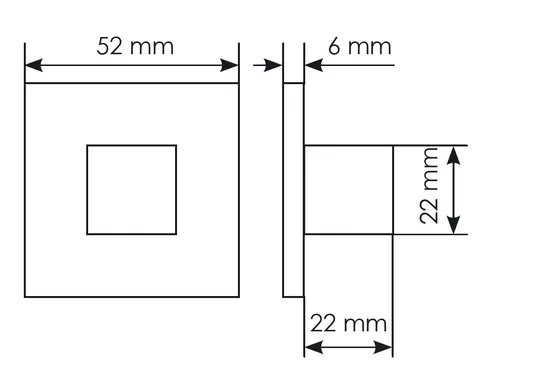 Комплект дверных ручек MH-54-S6 BL с заверткой MH-WC-S6 BL + замок M1895 BL, цвет черный фото дверная фурнитура Минск