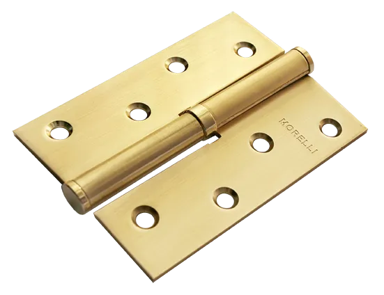 Петля разъемная карточная MSND 100X70X2.5 SG R с подшипником стальная правая, врезная, цвет матовое золото фото купить Минск
