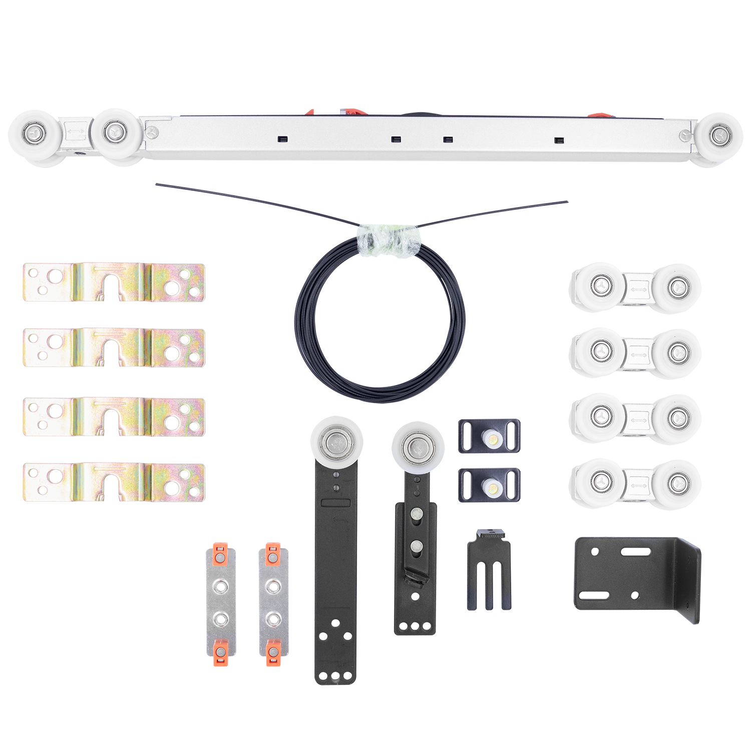 SET-TS 2+1, комплект системы TS для раздвижных дверей на 3 полотна (2 подвижных и 1 стационарное) фото купить Минск
