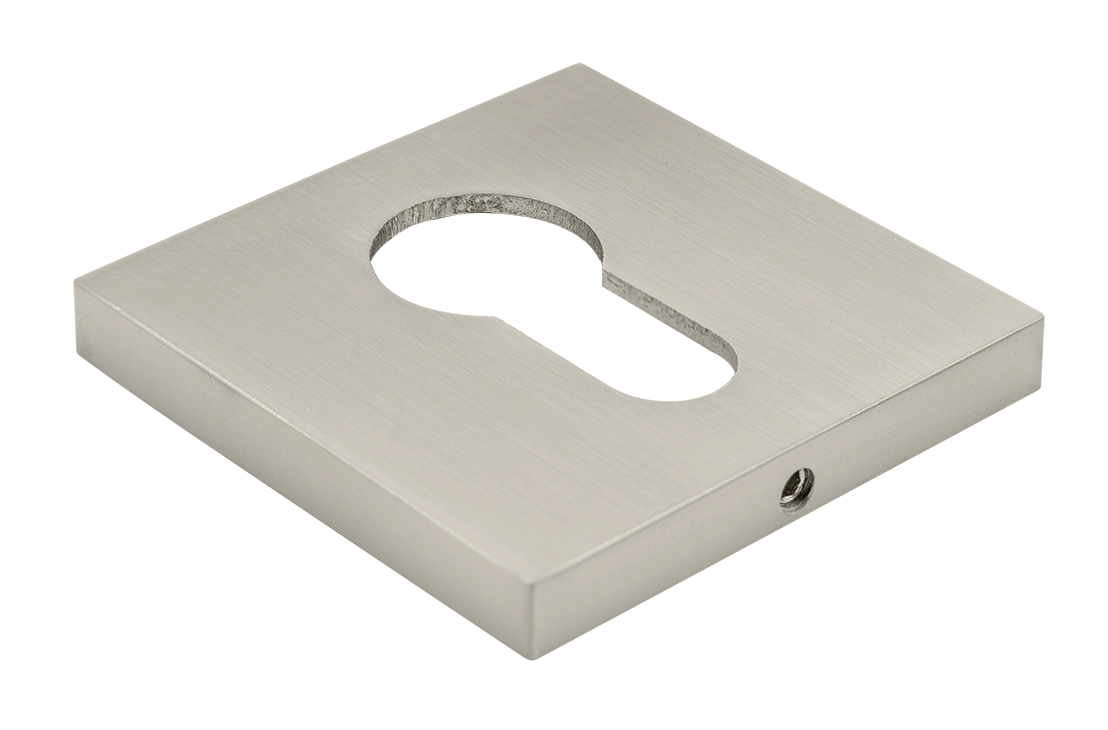 Накладка на замок MH-KH-S6 MSN под евроцилиндр, цвет матовый хром фото купить Минск