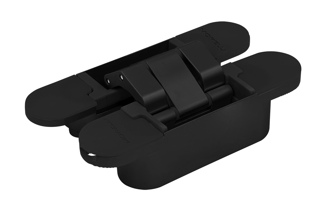 Петля скрытая HH-28 B врезная с 3D-регулировкой вес полотна до 40 кг, цвет черный фото купить Минск