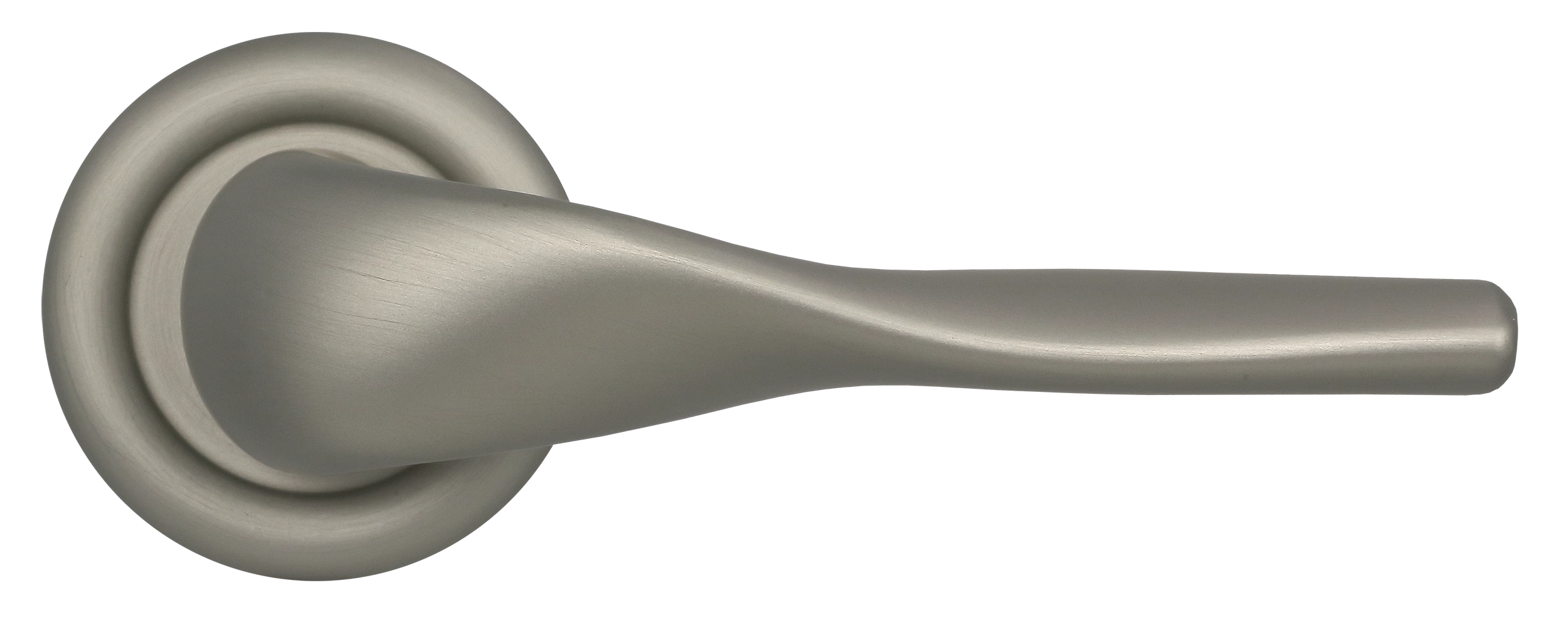 Ручка дверная LVB R7 SMI на круглой розетке, цвет Весенняя дымка/Spring Mist фото купить в Минске