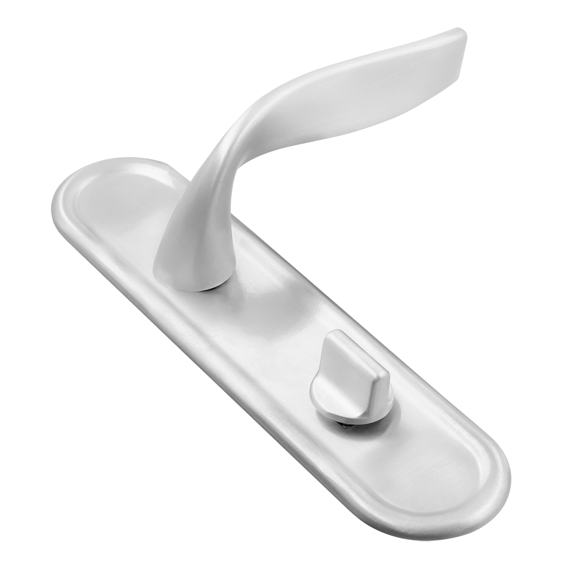 Ручка дверная SKYSCRAPER PLR SSW на планке, цвет Стокгольмский снегопад/Stockholm Snowfall фото купить Минск