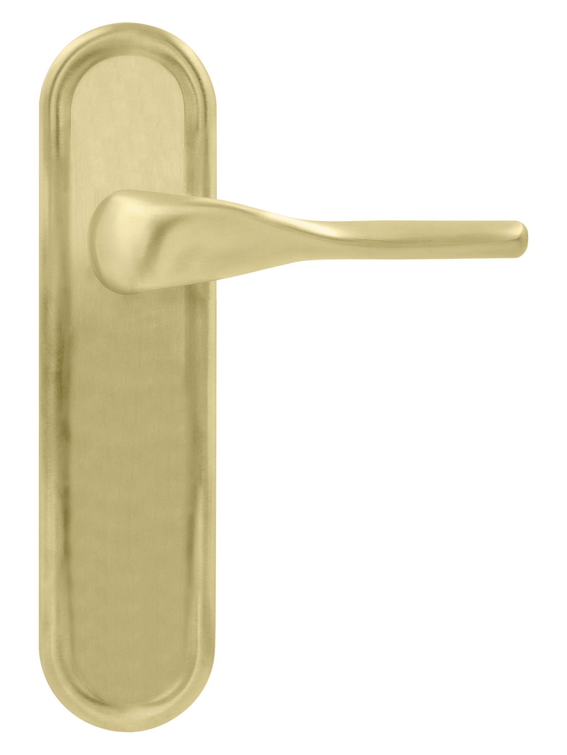 Ручка дверная LVB PLR AH на планке, цвет Осенний мёд/Autumn Honey фото купить в Минске