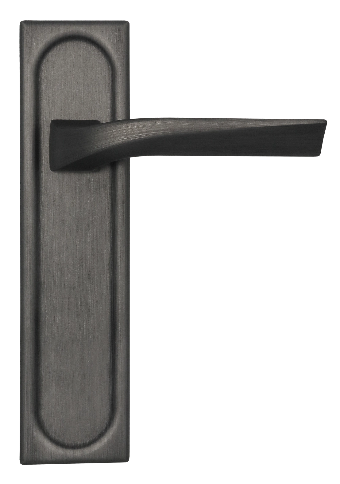 Ручка дверная WD CONCERT HALL PLS SST на планке, цвет Летняя гроза/Summer Storm фото купить в Минске