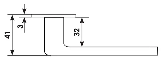 Ручка дверная DOLCE VITA S1 CRO раздельная на квадратной розетке, цвет - хром, латунь фото 4 Ручка дверная DOLCE VITA S1 CRO раздельная на квадратной розетке, цвет - хром, латунь фото morelli Минск
