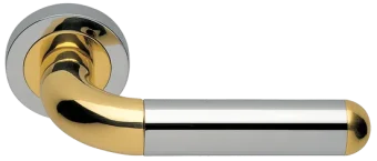 GAVANA R2 COT, ручка дверная, цвет - глянцевый хром/золото