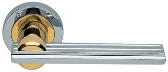 ORCHIDEA R2 COT, ручка дверная, цвет - глянцевый хром/золото