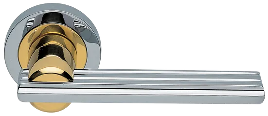 ORCHIDEA R2 COT, ручка дверная, цвет - глянцевый хром/золото фото купить Минск