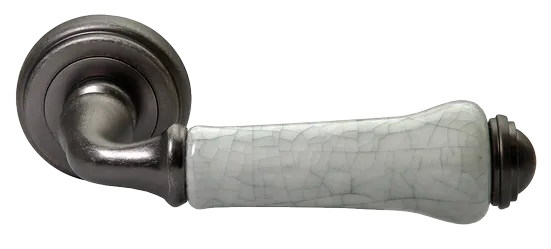 UMBERTO, ручка дверная MH-41-CLASSIC OMS/GR, цвет - старое мат.серебро/серый фото купить Минск