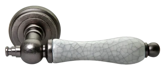 MART, ручка дверная MH-42-CLASSIC OMS/GR, цвет - старое мат.серебро/серый фото купить Минск