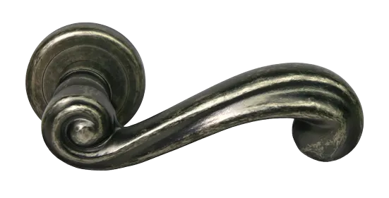 PLAZA, ручка дверная CC-1 FEA, цвет - состаренное серебро фото купить Минск