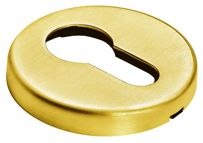 LUX-KH-R5 OSA, накладка на евроцилиндр, цвет - матовое золото фото купить Минск