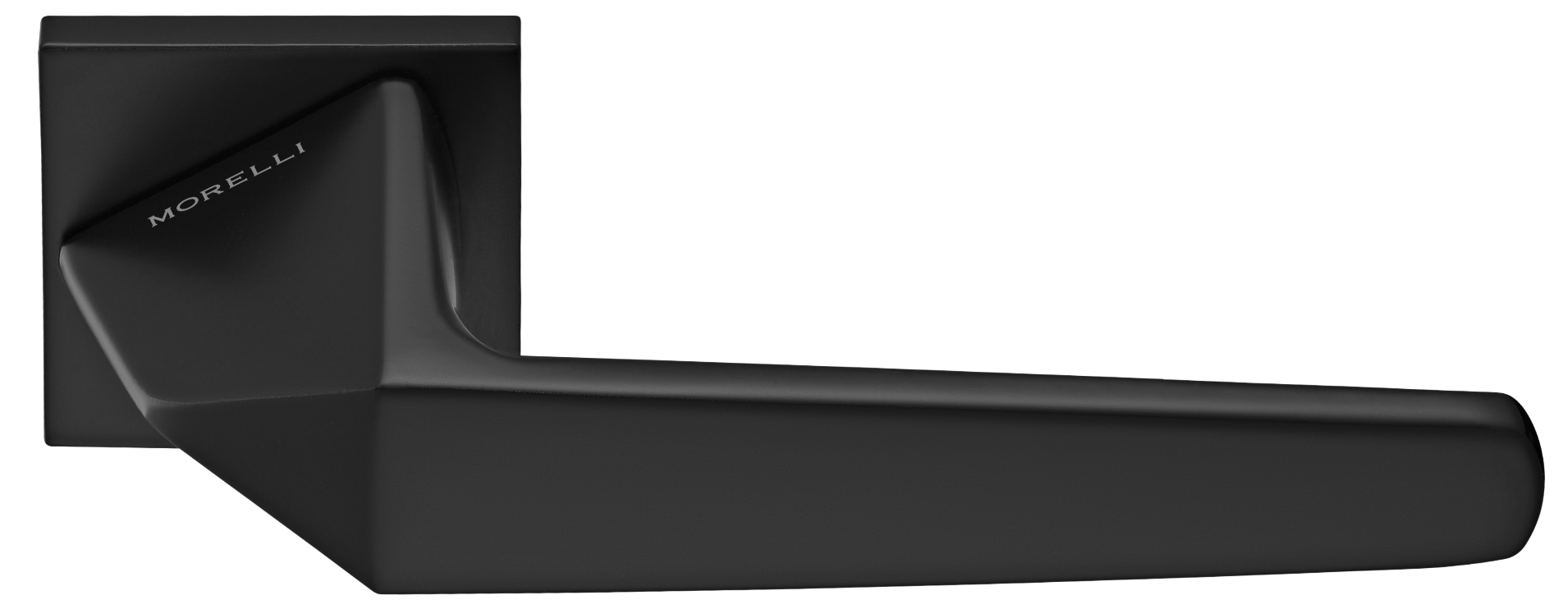 SOUK ручка дверная на квадратной розетке 6 мм, MH-55-S6 BL, цвет - черный фото купить Минск
