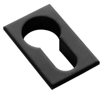 LUX-KH-SM NERO, накладка на евроцилиндр, цвет - черный